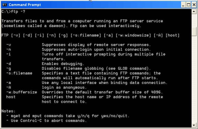 figure 12 No way to specify an alternate port number from the command line should be here